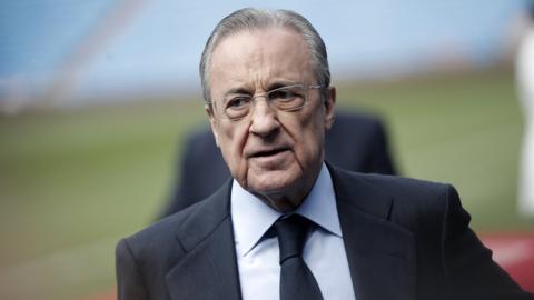 Real Madrid president Florentino Perez