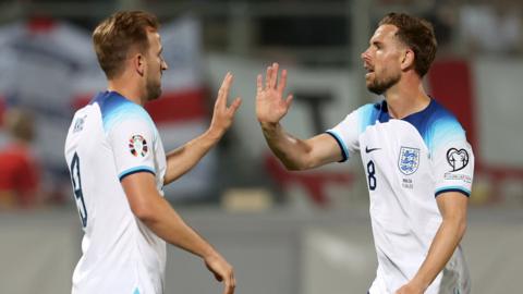 Harry Kane and Jordan Henderson