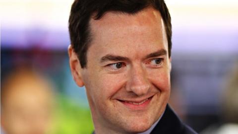 George Osborne at the 2016 F1 British Grand Prix