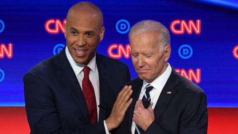 Cory Booker and Joe Biden