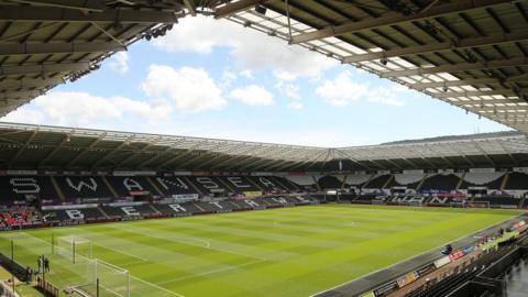 View inside the Liberty Stadium