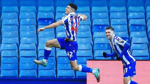 Bailey-Tye Cadamarteri puts Sheffield Wednesday ahead against Blackburn Rovers