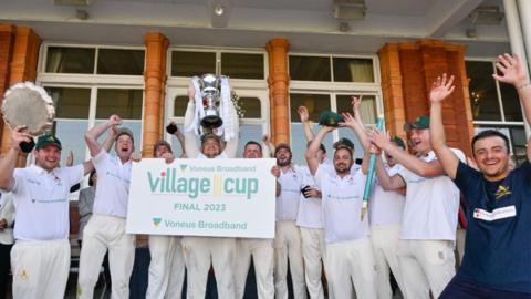Milford Hall are the first team from Staffordshire to win the National Village Cup