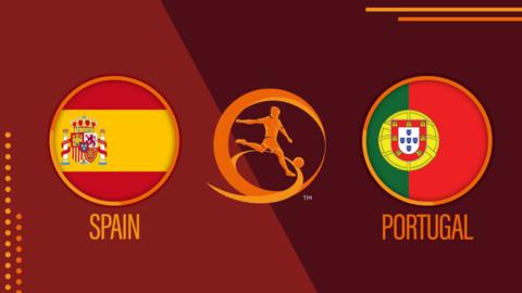 Spain v Portugal Euro U17 Graphic