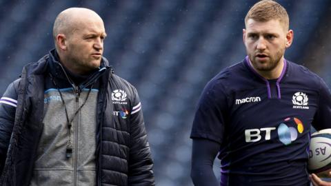 Gregor Townsend and Finn Russell