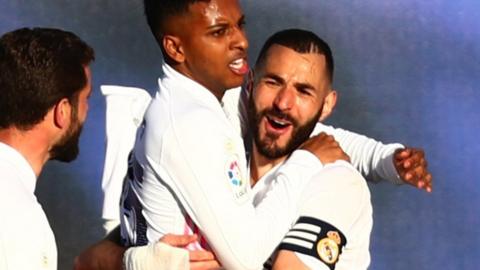 Karim Benzema (right)