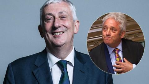 Sir Lindsay Hoyle and John Bercow