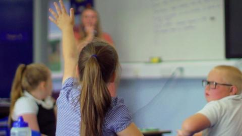 The BBC filmed in a school in St Helens, in which over 60% of pupils receive free school meals.