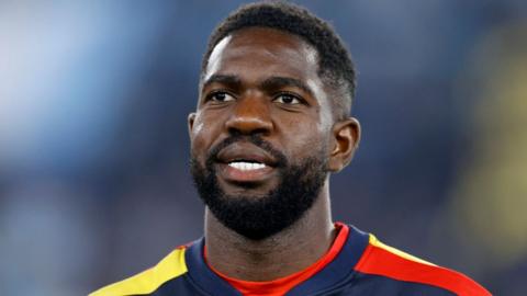 Samuel Umtiti smiles