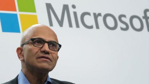 Satya Nadella, CEO of Microsoft.