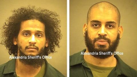 El Shafee Elsheikh (l) and Alexanda Kotey (r) (picture from Alexandria Sheriff's Office