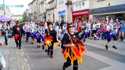 Parade at Chippenham Folk Festival