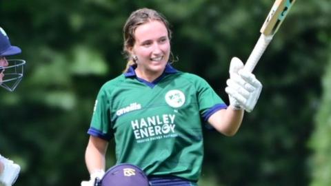 Leah Paul scored a maiden century