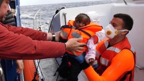 Migrant baby transferred from Sea Watch 3