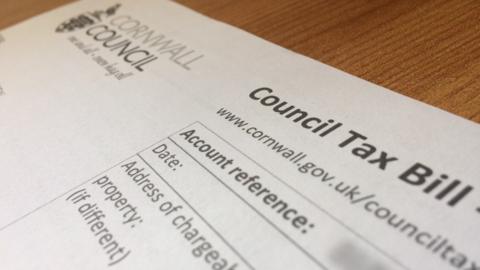 Cornwall council tax bill