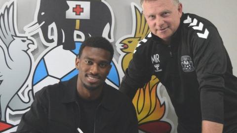 Haji Wright is Mark Robins' ninth signing of the summer for Coventry City