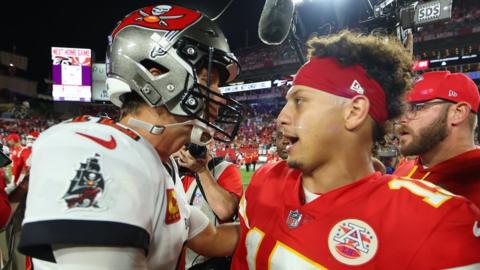 Tom Brady and Patrick Mahomes