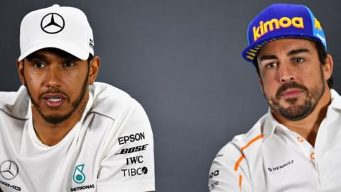 Lewis Hamilton & Fernando Alonso