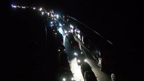 Queuing traffic on M5