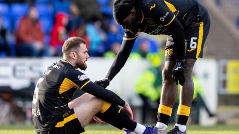 Livingston players frustrated