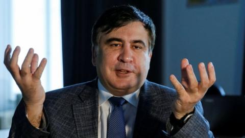 Mikheil Saakashvili file pic, 16 Nov 16