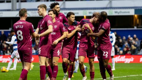 Cardiff players celebrate