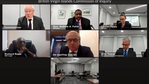 British Virgin Islands Commission of Inquiry members
