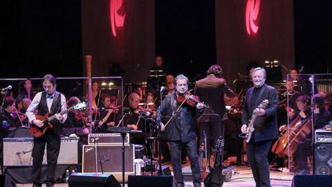 Horslips joined the Ulster Orchestra for a live broadcast from the Waterfront Hall in Belfast in 2011