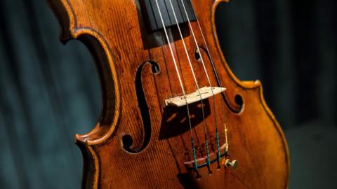 A Stradivarius violin