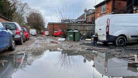 The hallway at the back of Portswood Road