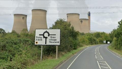 A645 in Drax