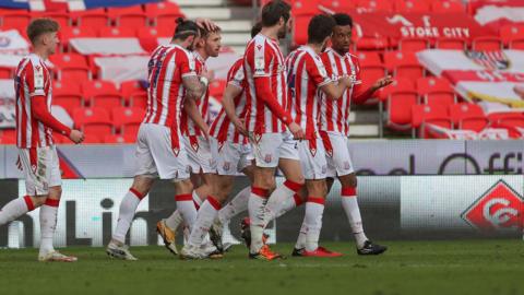 Stoke City celebrate