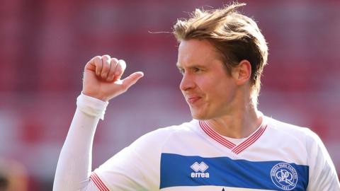 Stefan Johansen in action for QPR