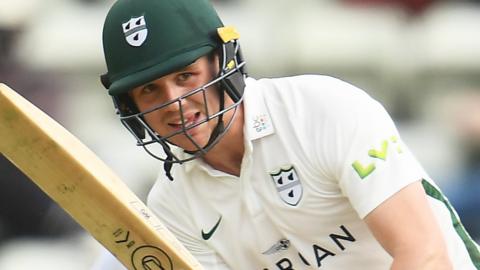 Jack Haynes batting for Worcestershire