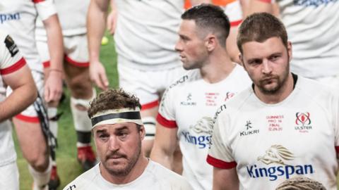 Ulster players dejected