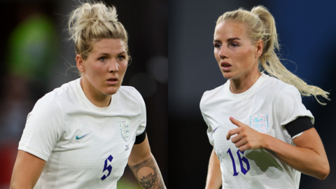 Millie Bright and Alex Greenwood