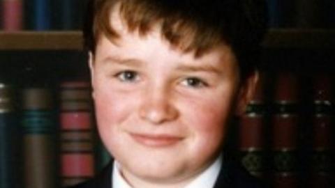 Christopher Coulter, from Hillsborough, was 15 years old when he died,