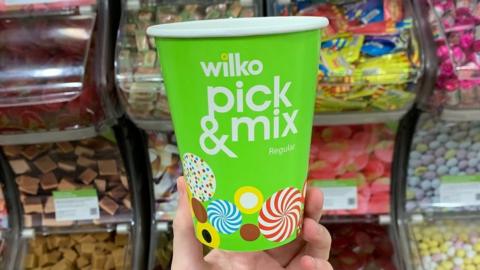 Wilko pick and mix cup