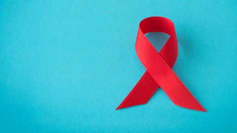 An AIDS awareness ribbon