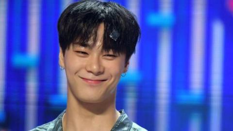 Moonbin, Sanha of Astro during MBC music program 'Show Champion' at MBC Dream Center on May 25, 2022 in Goyang, South Korea.