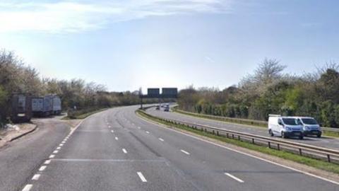 The A20 at Swanley