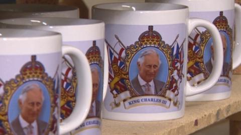 Mugs for King Charles' coronation