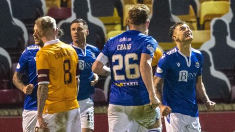 St Johnstone celebrate