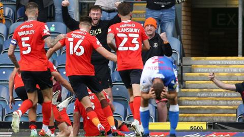 Luton Town celebrate