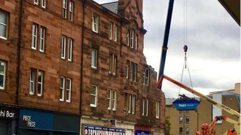 Fountainbridge fire demolition