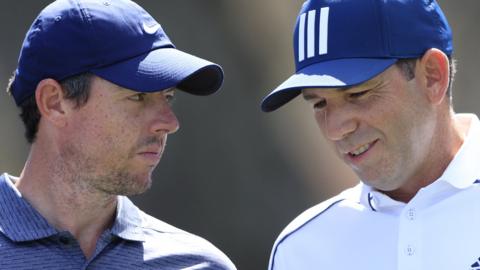 Rory McIlroy and Sergio Garcia