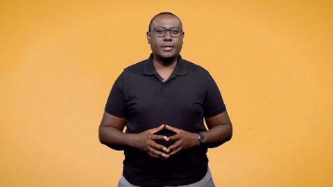 A picture of BBC journalist Richard Kagoe