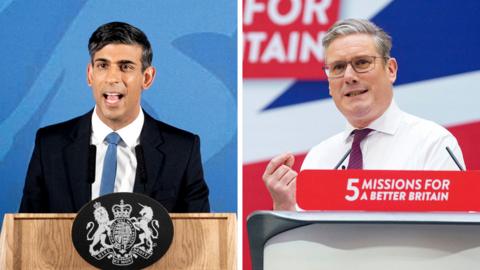 Rishi Sunak and Keir Starmer