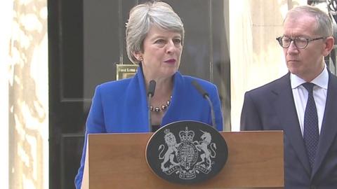 Theresa May and Philip May