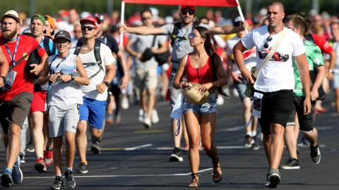 Hungarian GP fans